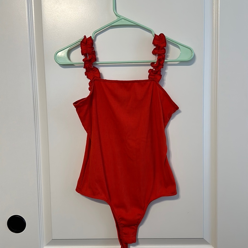 Women’s Red Bodysuit